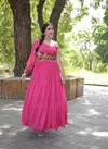 KA 1054 Printed Navaratri Special Gown Catalog